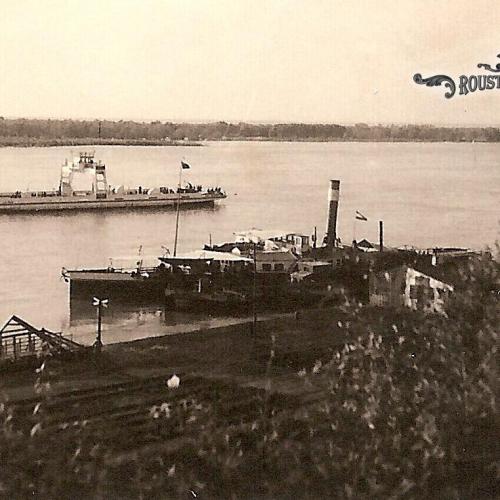 Пейзажна снимка с фериботният кораб „София